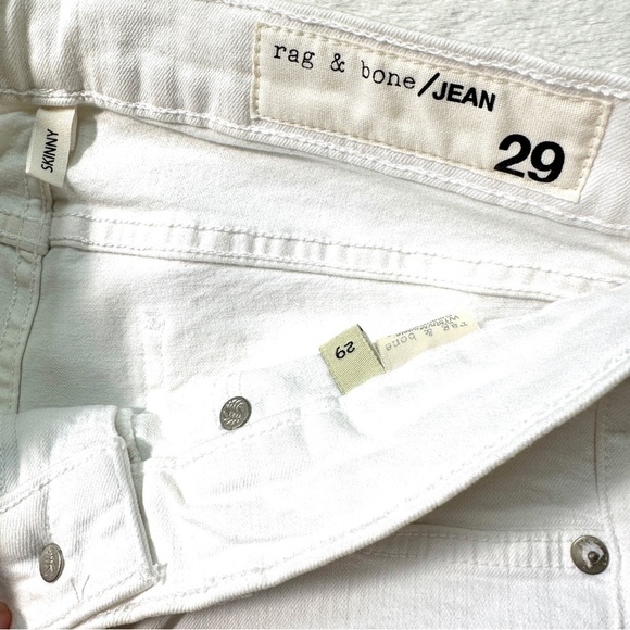 NWT $195 Rag & Bone Blanc Skinny Jeans Size 29 - Picture 12 of 14